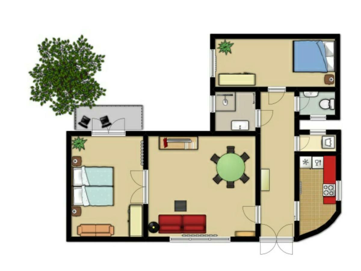 3 Room Apartment In The Beautiful Street Budapest Kültér fotó